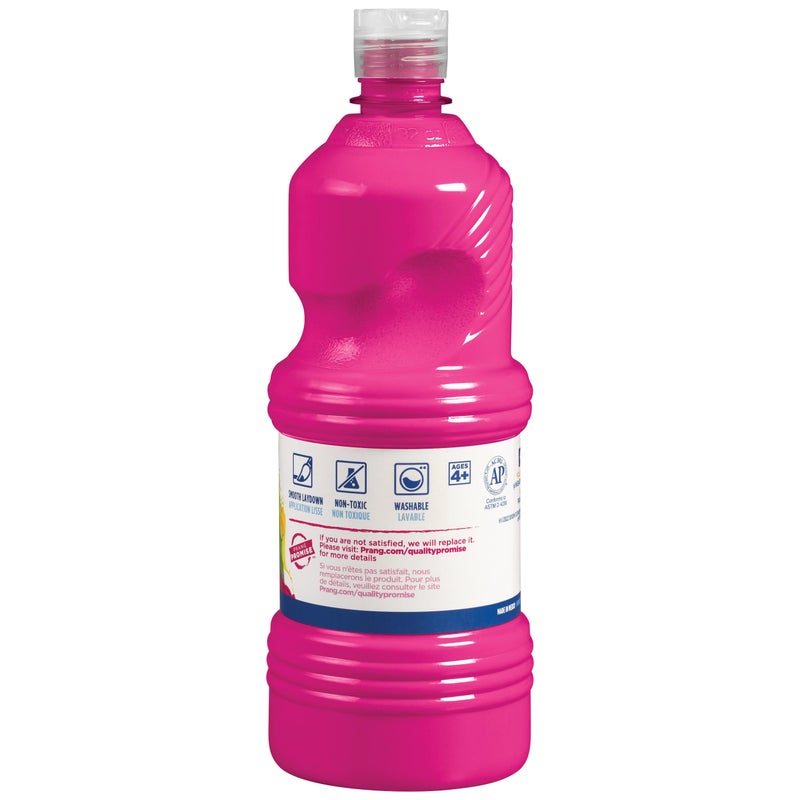 Prang Washable Tempera Paint, Magenta, 32 Oz., 1 Count - Image 2